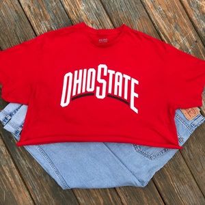 Ohio State Cropped Tee